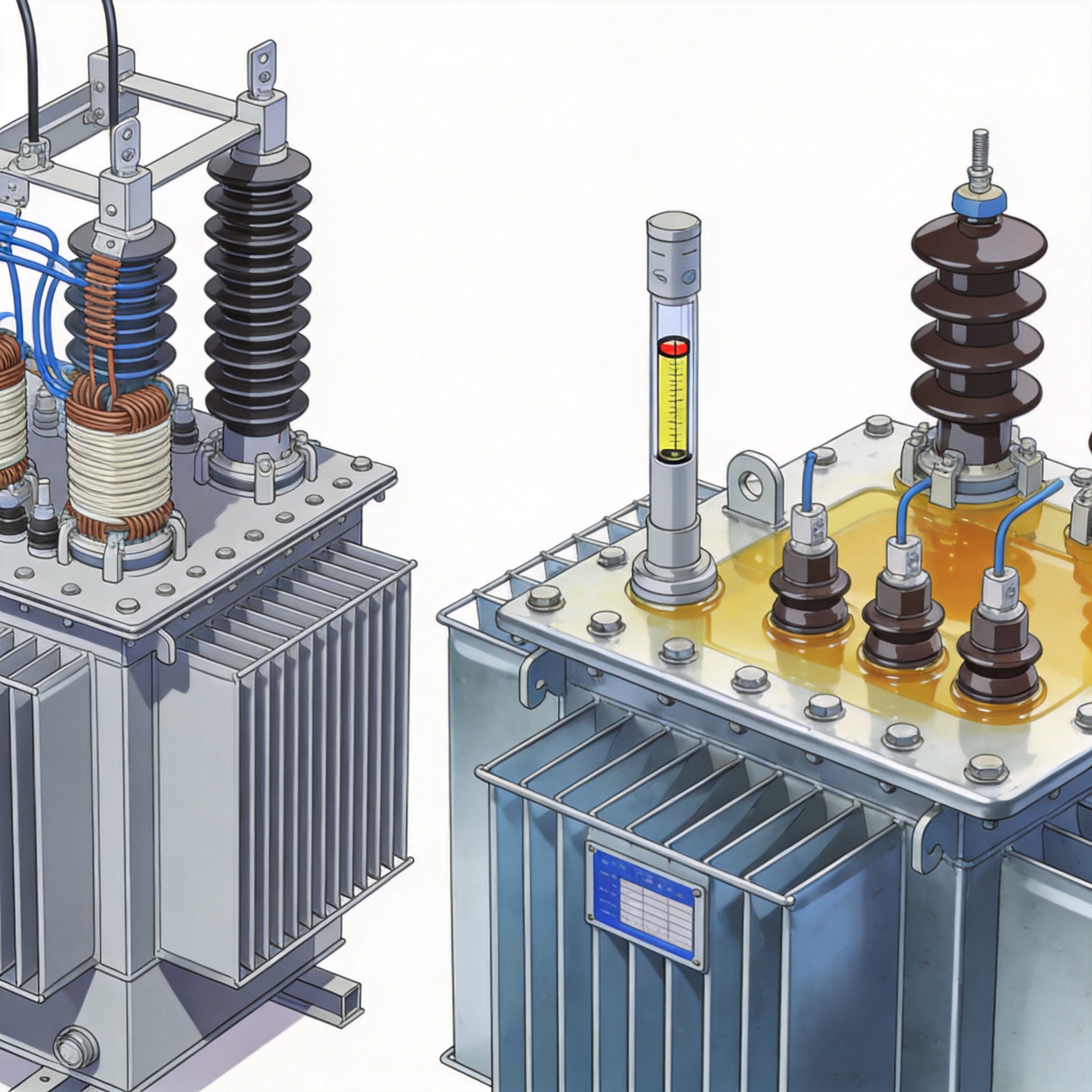 Technician performing a high-potential test on a dry type transformer in a laboratory
