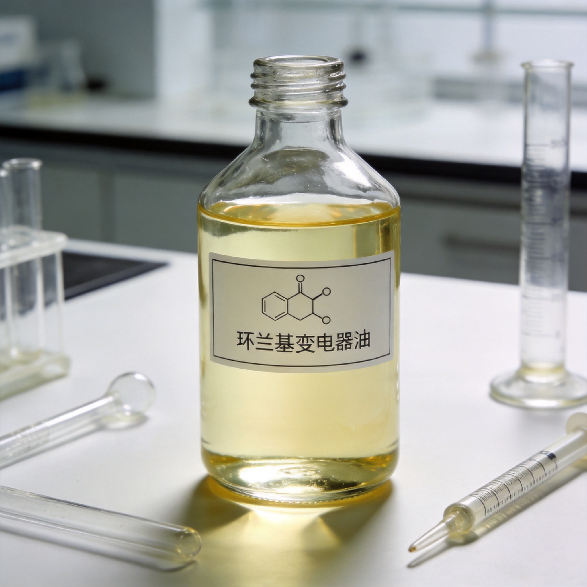 Naphthenic oil sample showing low pour point test result
