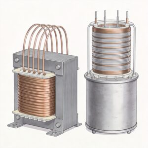 dry vs oil capacitors difference