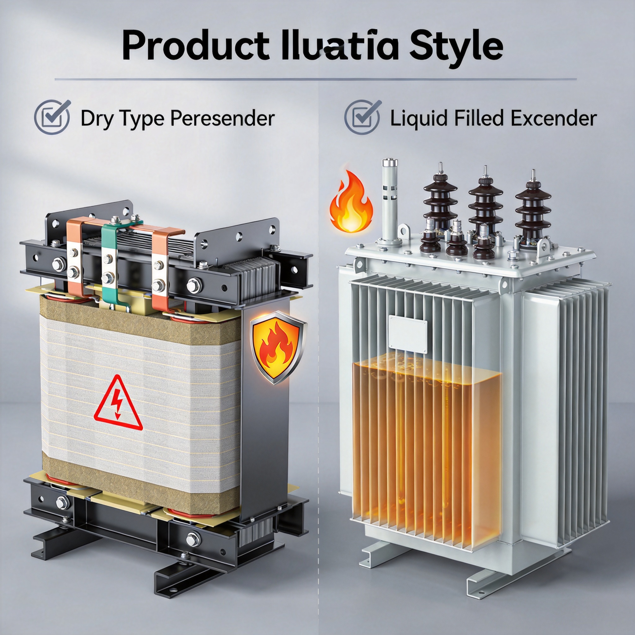 Field data chart showing failure rates of dry type vs liquid filled transformers
