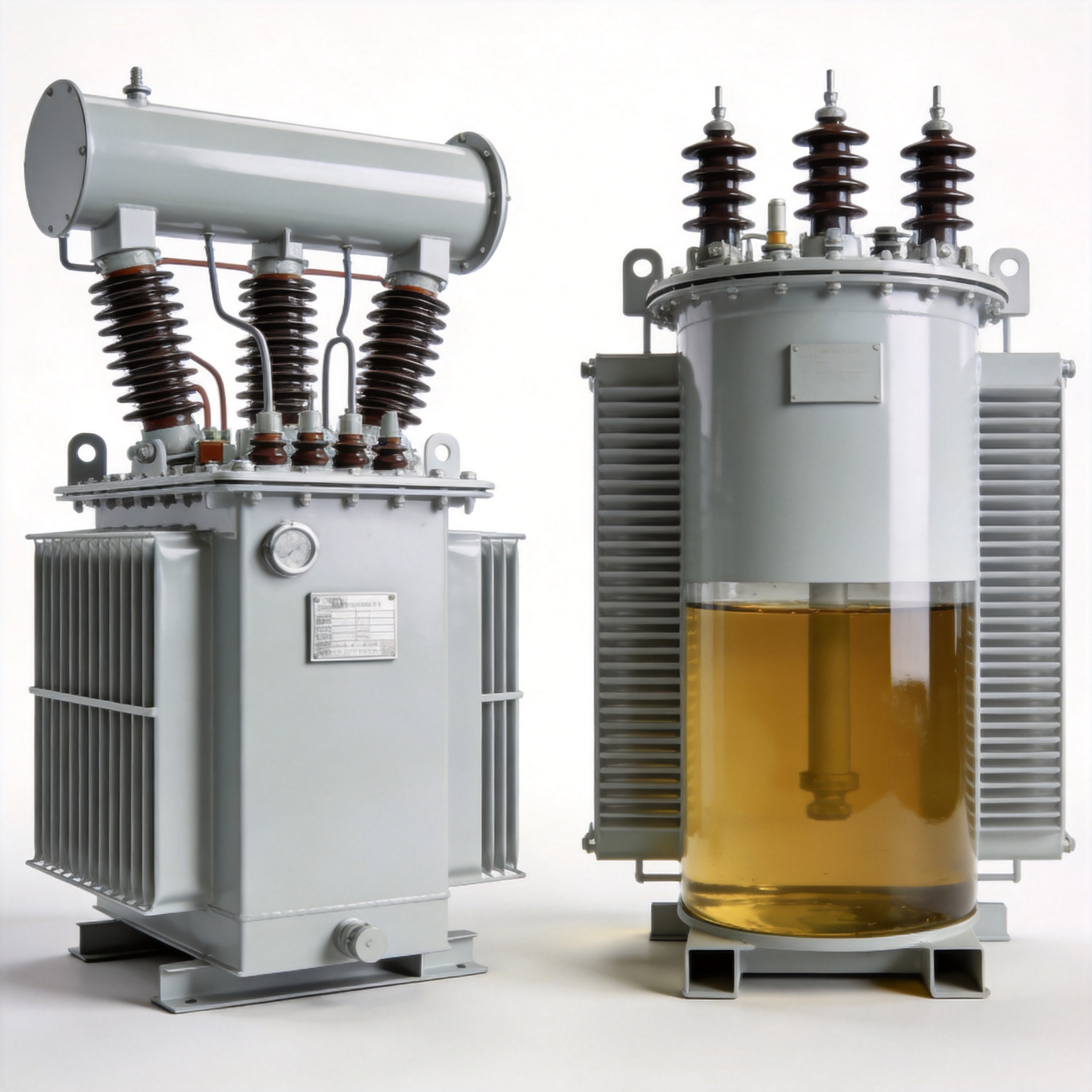 Dry type transformer installed inside a high-rise building electrical room