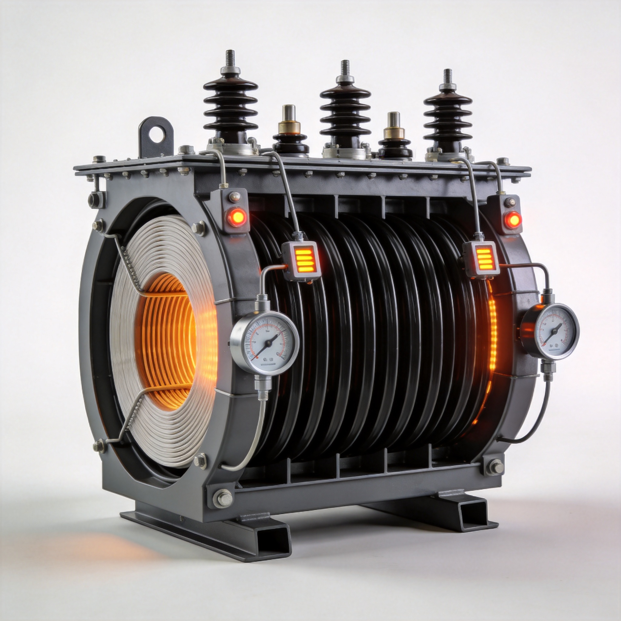 Circuit breaker and relay panel for transformer protection