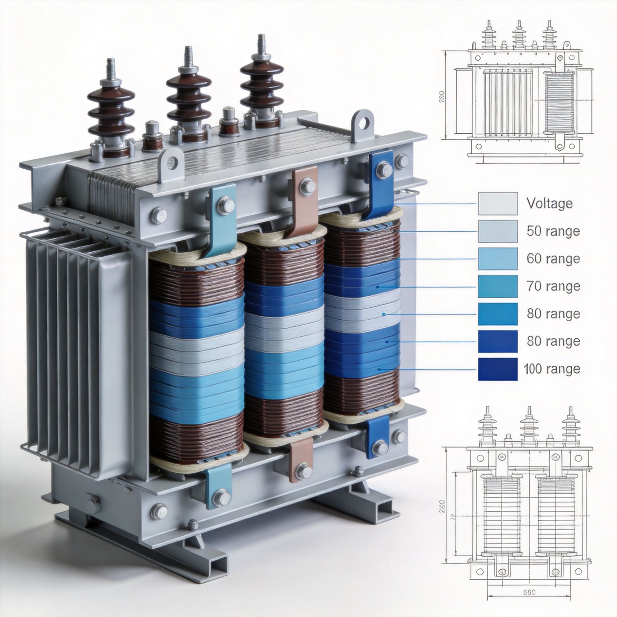 Factors affecting dry type transformer voltage rating