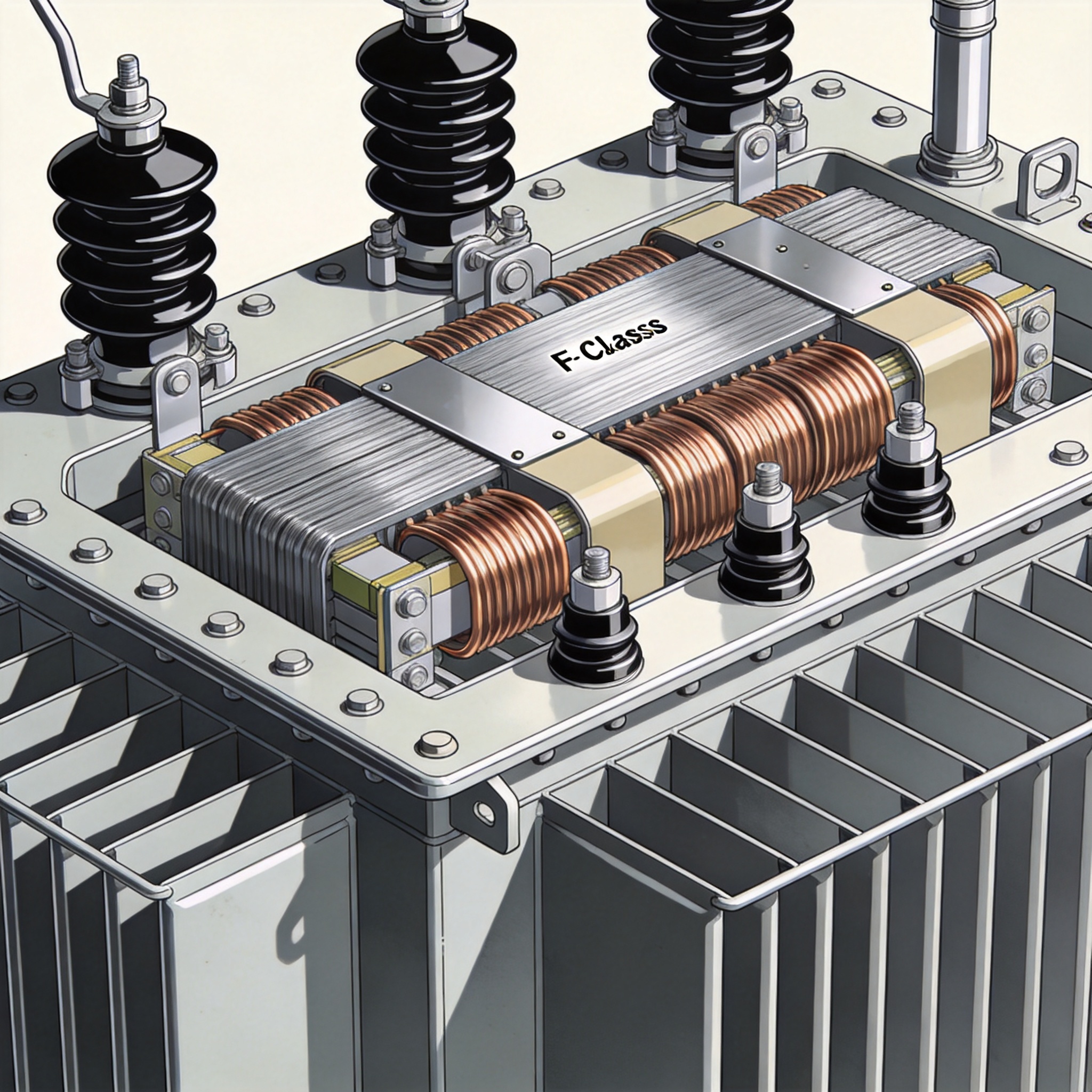 Engineer testing dry type transformer voltage withstand