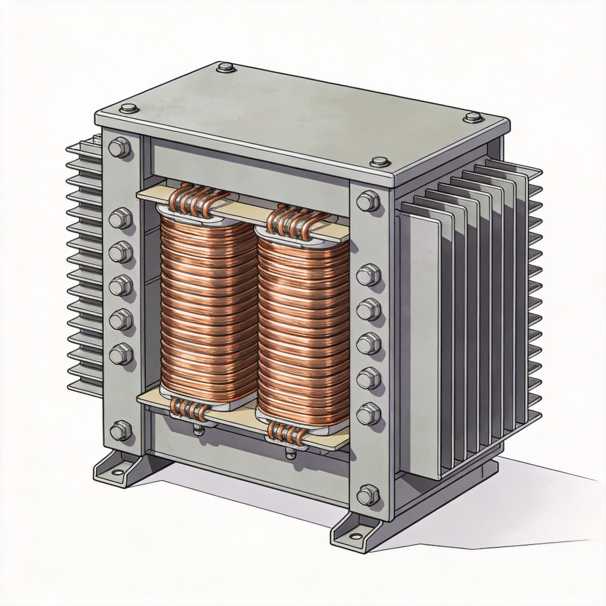 Dry transformer temperature gauge and thermal imaging scan