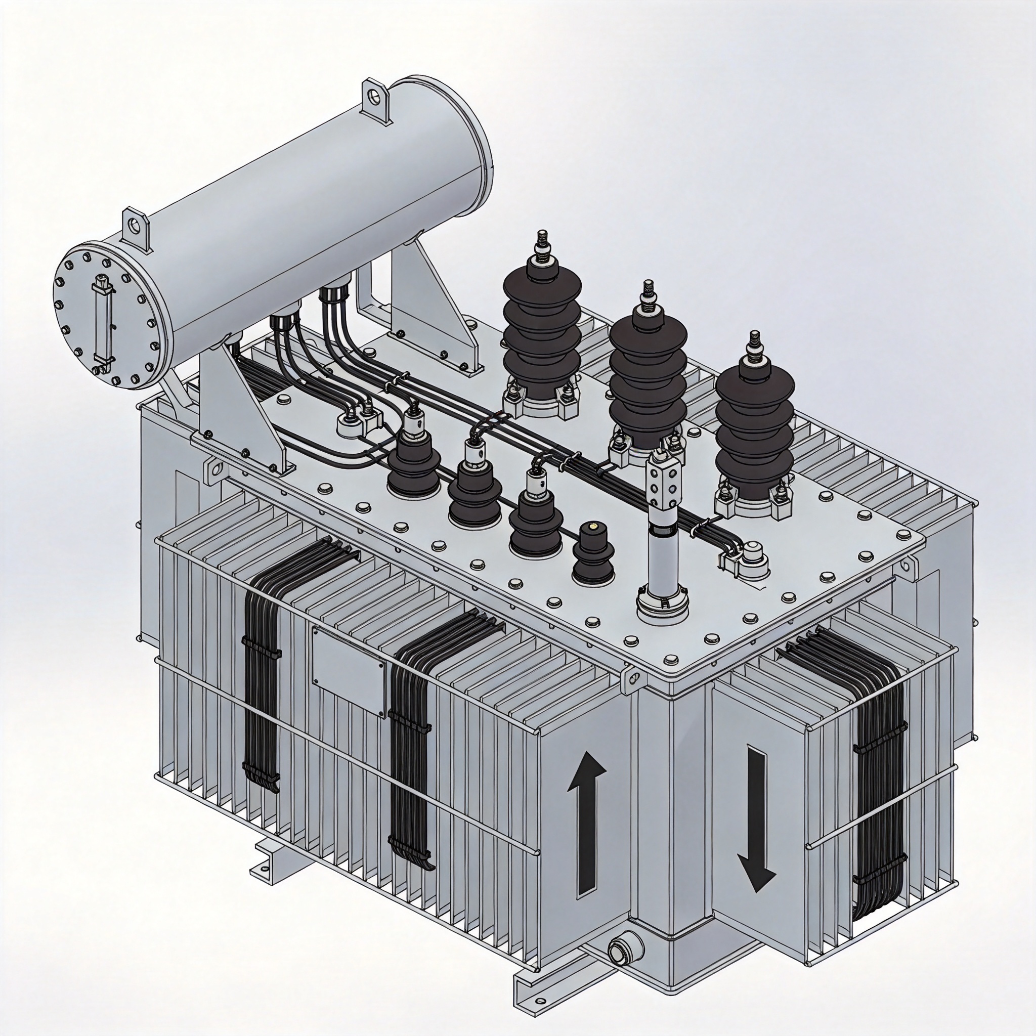 Wiring error on a dry type transformer terminal block