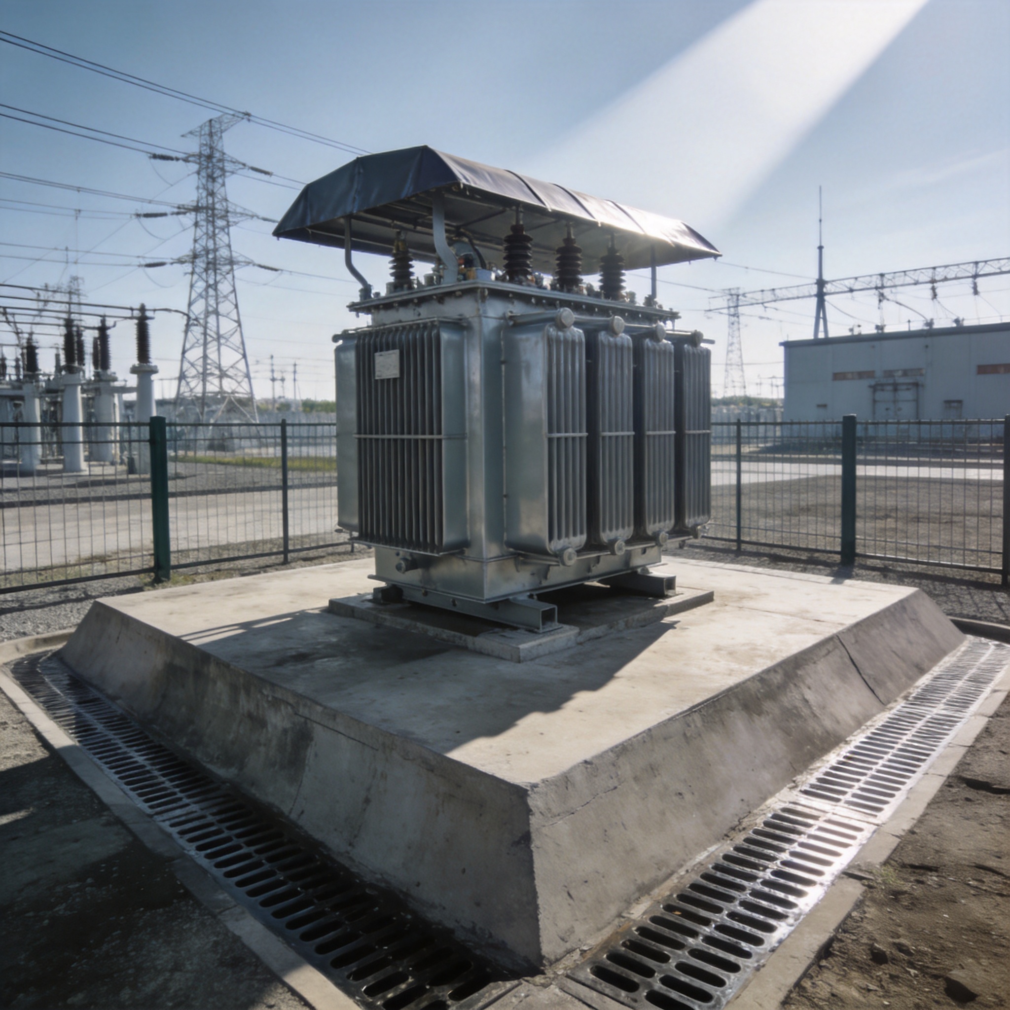 Measuring clearance distances around a dry type transformer for code compliance