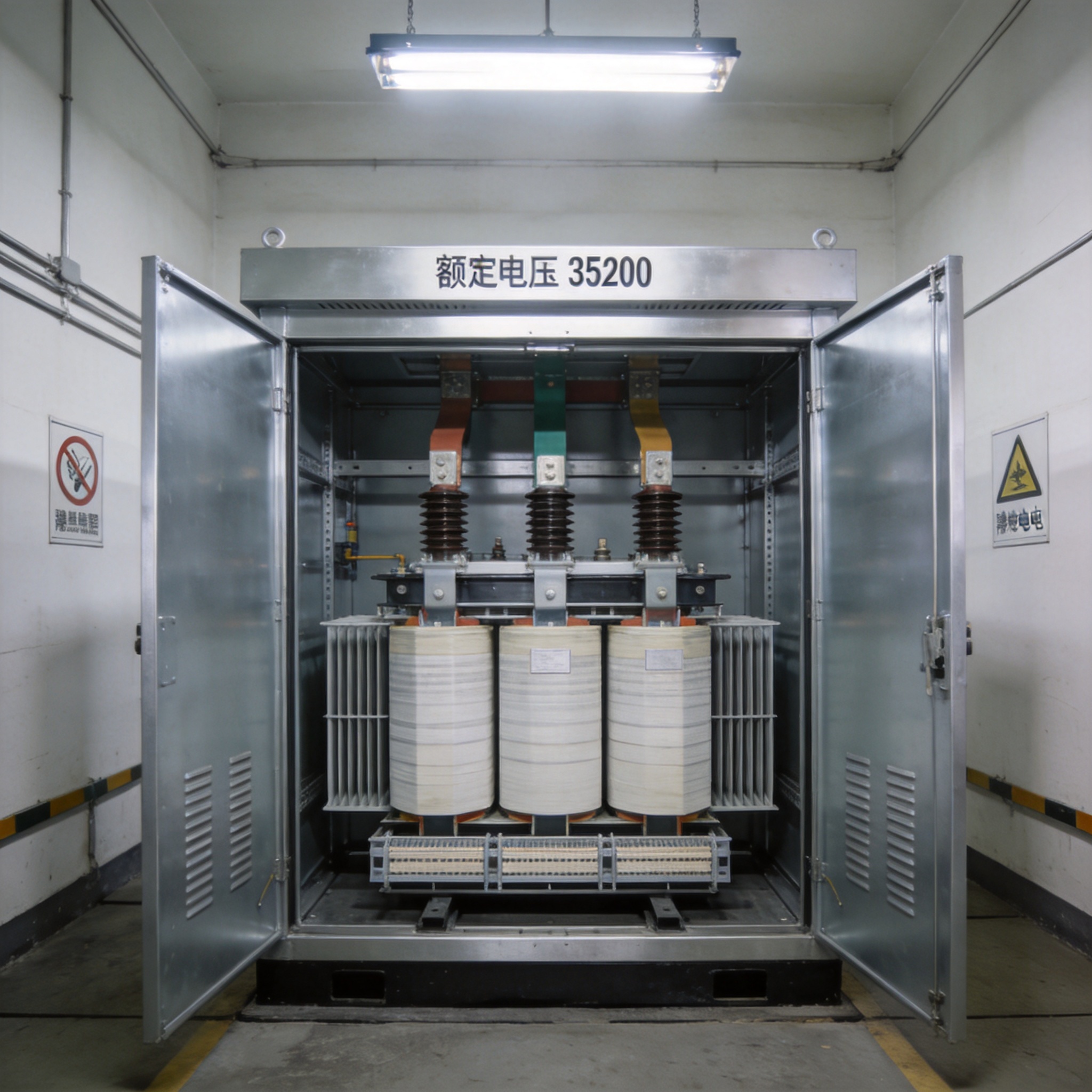 dry type transformer over 35000 volts installation