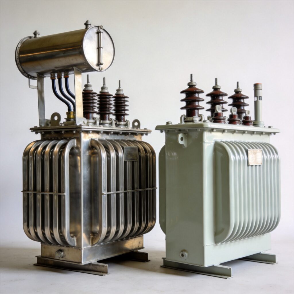 oil type vs dry type transformer