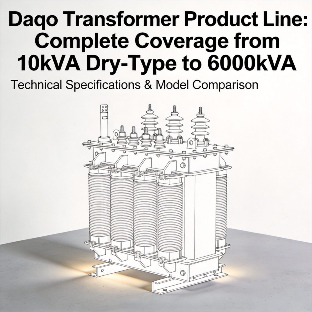 Daqo Transformer Product Line: Complete Coverage from 10kVA Dry-Type to 6000kVA