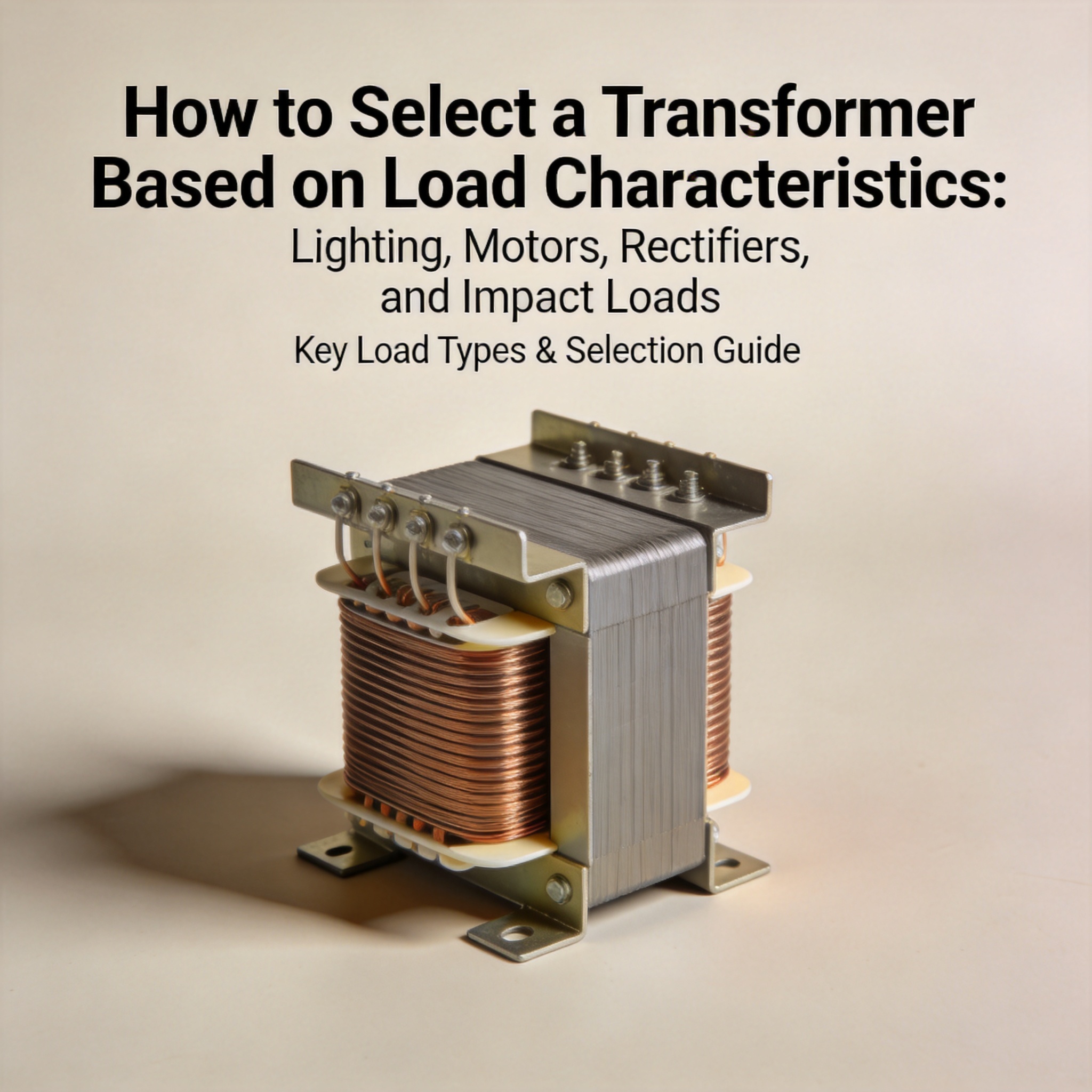 How to Select a Transformer Based on Load Characteristics